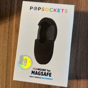 Brand new black Popsockets popmount for magsafe multi-serface